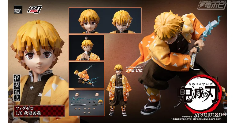 Threezero Opens Pre-Orders for FigZero 1/6 Zenitsu Agatsuma Figure