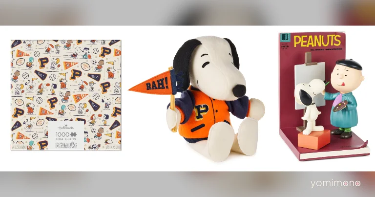 Japanese Hallmark Releases Snoopy Sitting Plush and Peanuts Athletic Club Goods