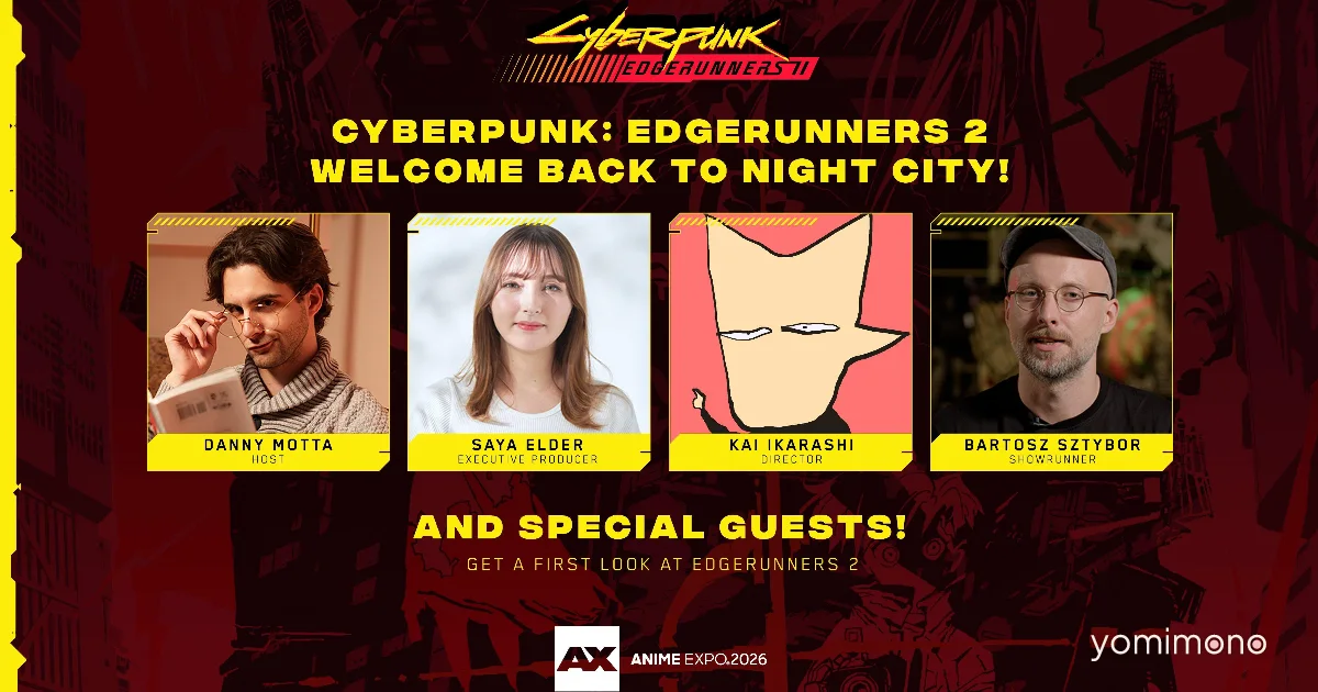 Cyberpunk: Edgerunners 2 Panel Set for Anime Expo 2026