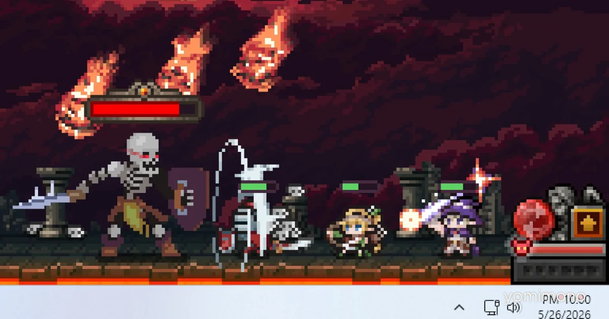 Steam Free Idle RPG Task Bar Hero Hits 15,000 Players, Cheaters Banned
