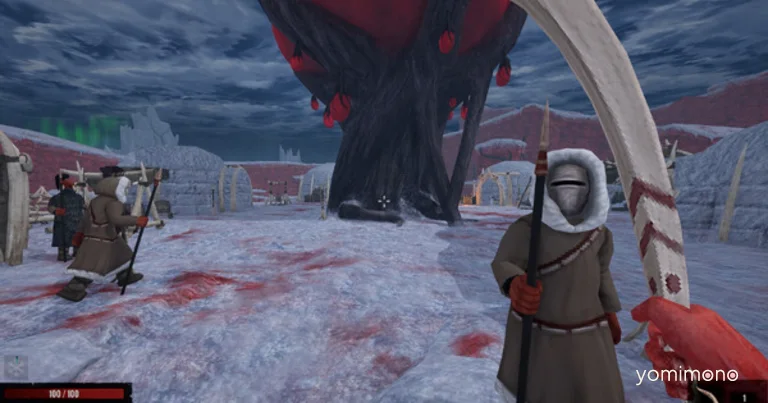 Hyperstrange Announces Bloodwoven, A Survival FPS Set On A Frozen God
