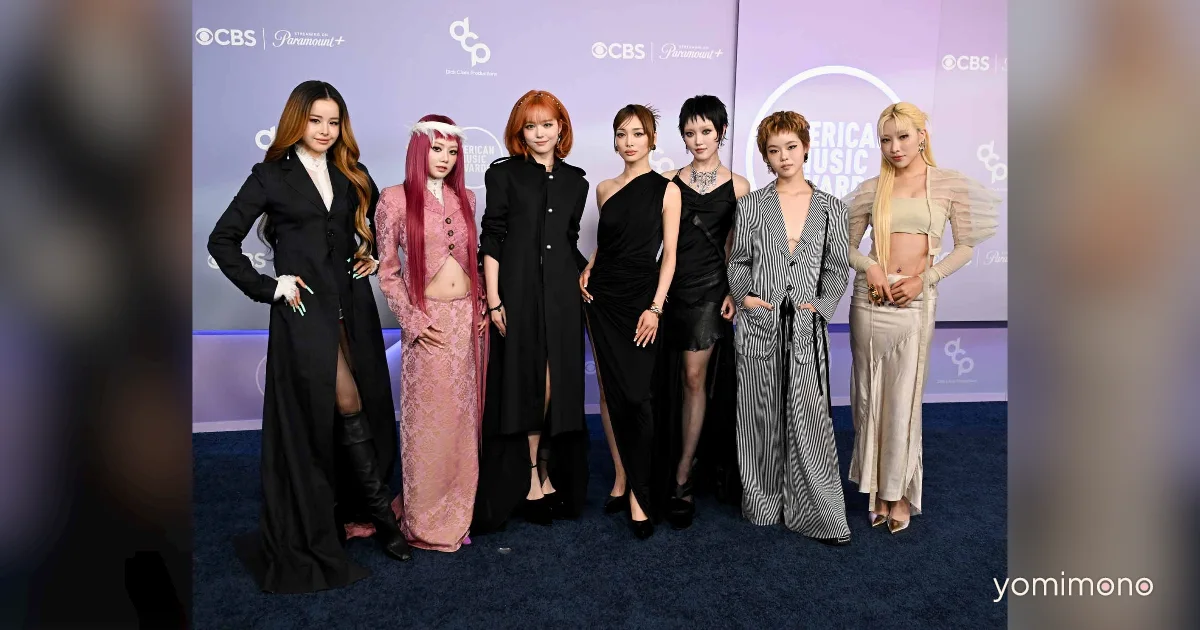 XG Walks AMA Red Carpet, First Japanese Artist to Do So