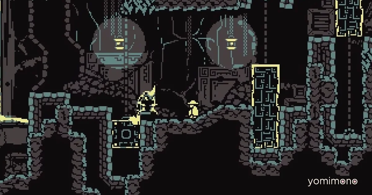 City of None Play Report: Celeste Creators Show Monochrome Exploration Game at BitSummit