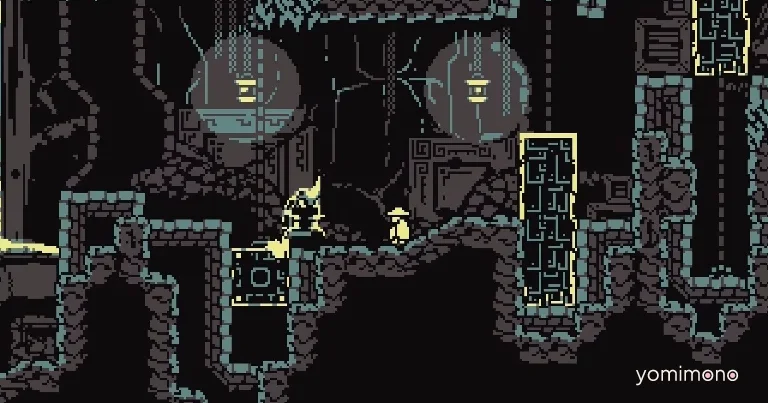City of None Play Report: Celeste Creators Show Monochrome Exploration Game at BitSummit