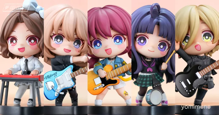 Girls Band Cry SD Figure 6-Piece Box Opens for Preorder at Amiami