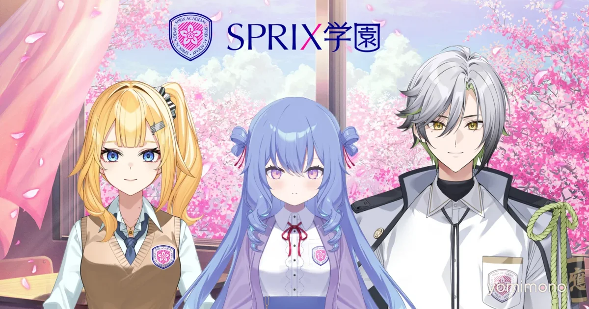 SPRIX Academy Debuts Three Second-Generation VTubers
