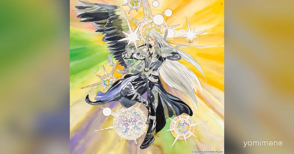 Tomomi Kobayashi Draws Sephiroth for Dissidia Duellum Final Fantasy