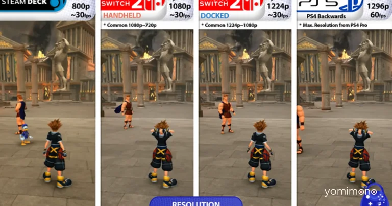 Kingdom Hearts III Performance Comparison Pits Switch 2 Against Steam Deck and PS5