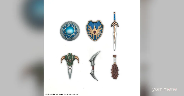 Dragon Quest Weapons Collection Vol.1 Replicas Launch September 4