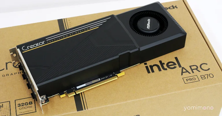 Asrock Intel Arc Pro B70 Creator 32GB Graphics Card Unboxed