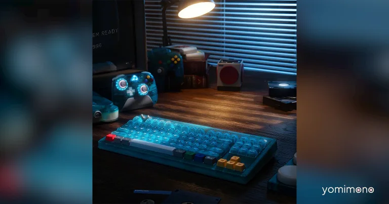 8BitDo Retro 87 Keyboard Channels the Nintendo 64's Clear Blue Era