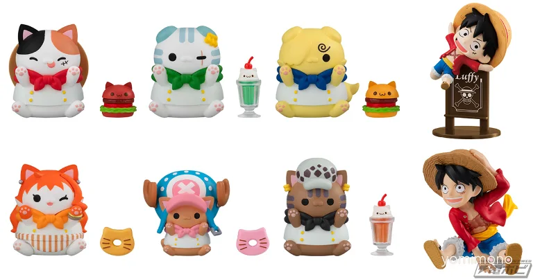 One Piece Cat Diner Mascots Launch Alongside Re-Releases