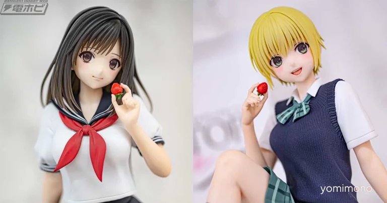 Ichigo 100% Desktop Cute Figures of Tsukasa and Aya Debut at Taito Prize Fair