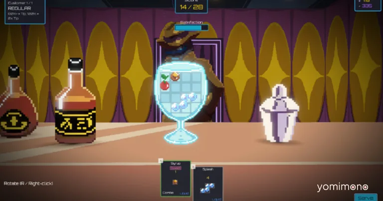 Bootlegger's Bar, a Cocktail-Making Incremental Puzzle, Launches on Steam